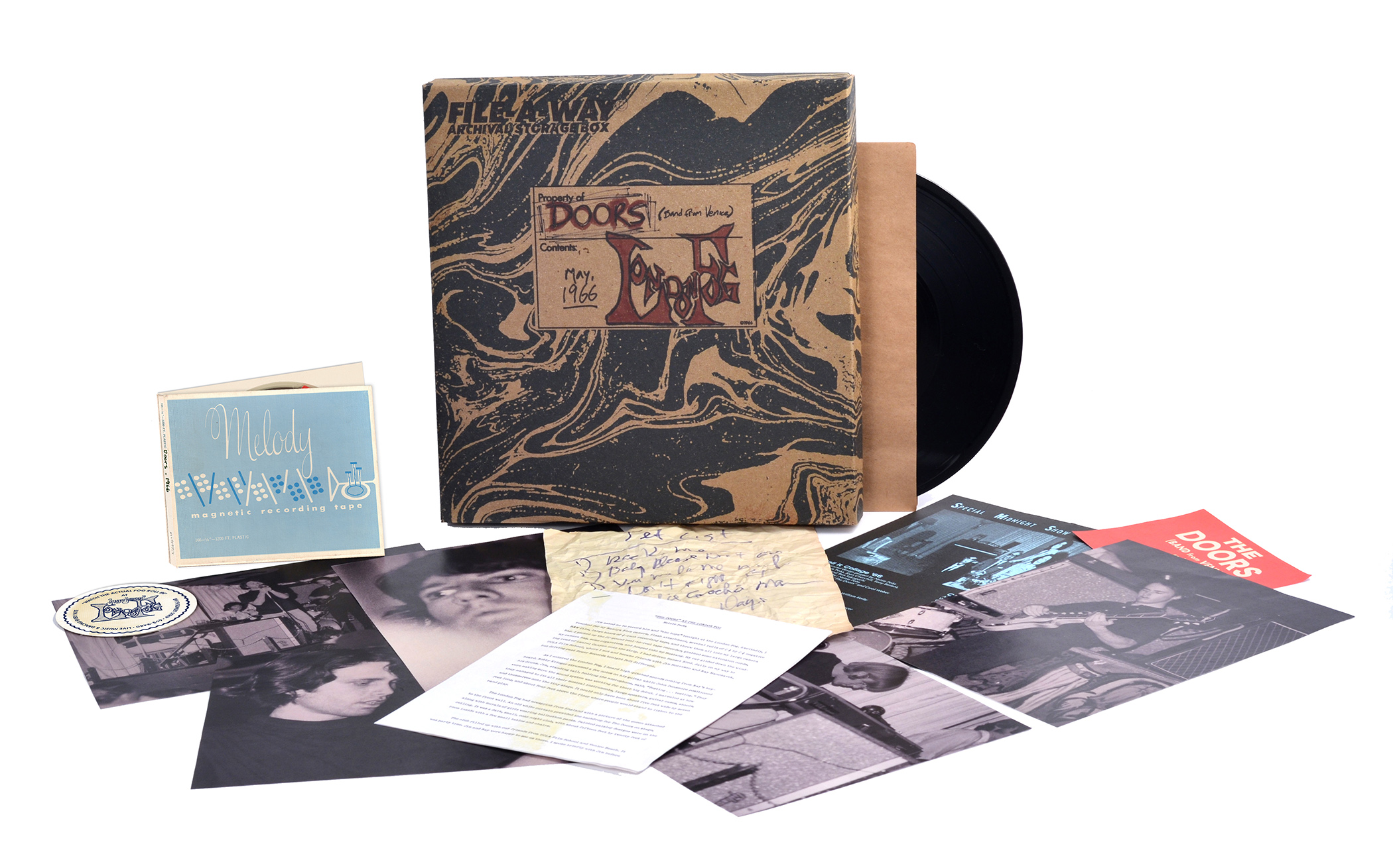 Архивная запись одного из первых живых концертов The Doors выйдет в рамках бокс-сета "London Fog 66"